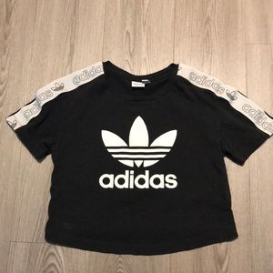 Black originals crop top.